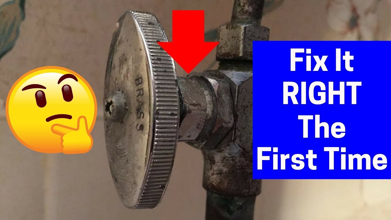 Water Valve Leak - EASY FIX!