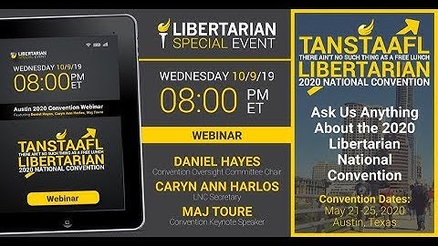 Your questions about the 2020 Libertarian National Convention answered