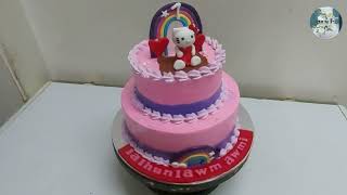 How To Make Baby Hello Kitty For Birthday Cake Decorating Mnc