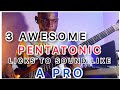 Awesome pentatonic bass licks for pro beginners with emmyb10  basslesson basslicks