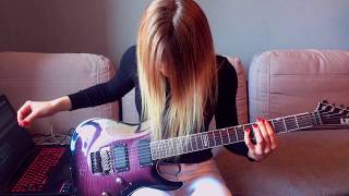 Video thumbnail of "Europe - The Final Countdown full guitar cover by Alex S"