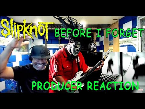Slipknot Before I Forget Official Video - Producer Reaction