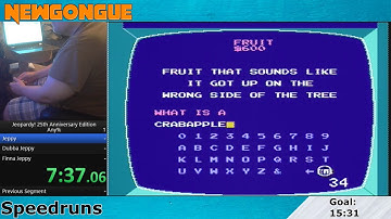 Jeopardy! 25th Anniversary Edition (NES) Solo Win speedrun in 15:14