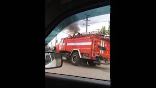 Пожар на улице Солнечная в Сызрани Пожар на улице Солнечная в Сызрани