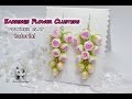 Earrings with flowers. Grapes ✿ Polymer clay Tutorial