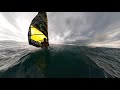 awesome day in the rain with friends (windsurfing slalom training)