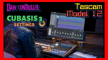How to set up Cubasis 3 to use with the Tascam Model 12