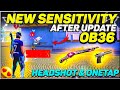 Free Fire New Sensitivity [After Update] OB36 | Best Sensitivity For Headshot | Dragstar Gaming