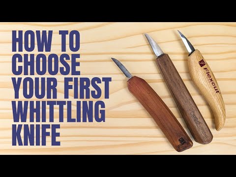 How to Choose Your First Whittling Knife - Complete Beginner Whittling  Lesson 