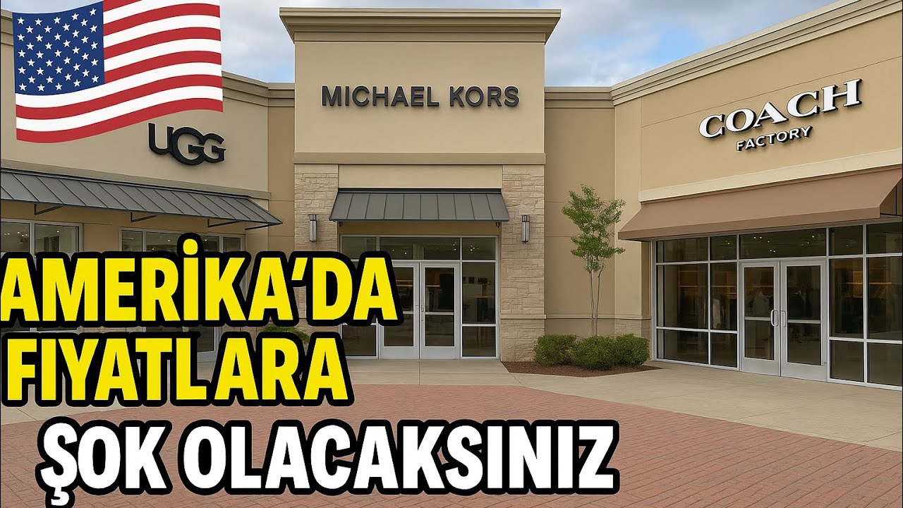 Amerika’da Outlet Mağazaları 🛍️Fiyatlara Şok Olacaksınız😱