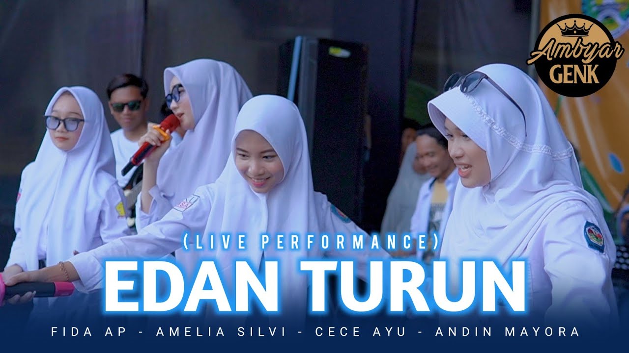 Edan Turun   Fida Cece Amel Andin Live Performance