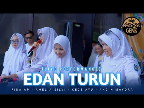 Edan Turun - Fida, Cece, Amel, Andin (Live Performance)