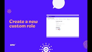 How to create a new custom role in Ans? screenshot 4
