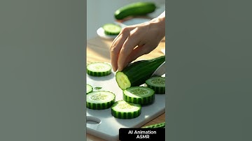 ASMR cucumber