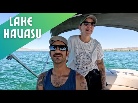 Exploring Lake Havasu, Arizona in a Boat! | RV Living | Full-time Travel