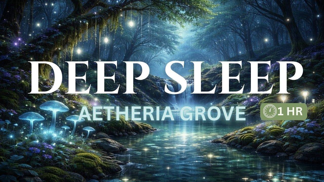 AETHERIA GROVE | Celtic Flutes for Deep Sleep, Stress Relief & Calming Focus (Glow World Ambience)