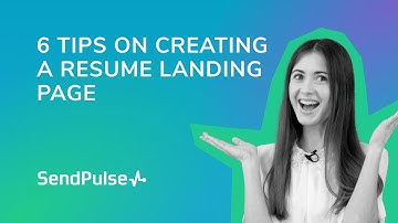 6 Tips on Creating a Resume Landing Page