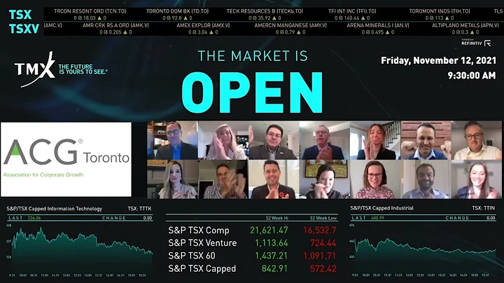 ACG Toronto Virtually Opens the Market Friday Nove...
