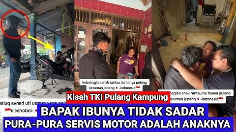 TANGISAN HARU ORANG TUA PECAH Setelah Anaknya Kasih Kejutan Tiba-tiba Pulang Merantau Dari Jepang