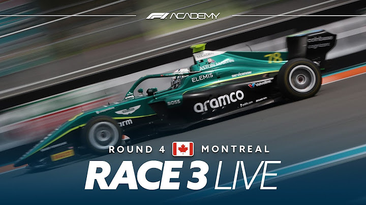 LIVE: Race 3 | Montreal 2025 | F1 Academy