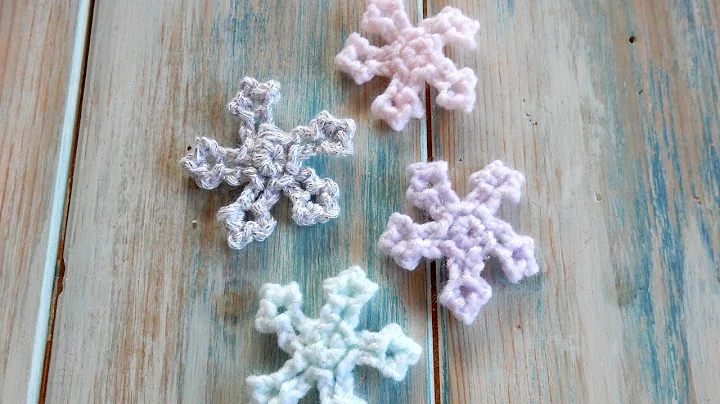 Create Your Own Mini Snowflake with Easy Crochet