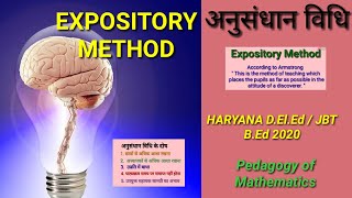 Expository Method Discovery Method Methods Of Teaching