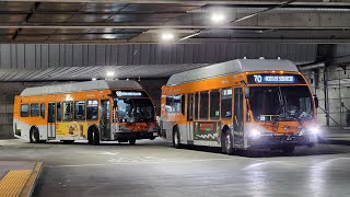 LA Metro, Foothill Transit, City Of El Monte, & Norwalk Transit: Evening Rush Bus Action @ El Monte