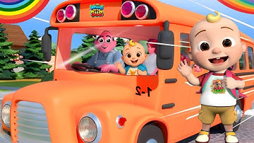 [ 4 MINUTE LOOP ] 🚍 Wheels on the Bus Sound Variations Remix 🎶 || Several Version | Giggle Rhymes