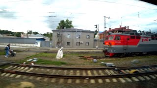 КОВРОВ - ВЯЗНИКИ. Из окна 'Ласточки'/ From the window of the train  KOVROV -VYAZNIKI (RUSSIA) by sochi1030 497 views 4 months ago 26 minutes