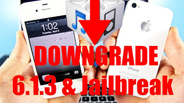 How To Downgrade 6.1.3 to 6.1.2 or 5.1.1 & Jailbreak Untethered - iPhone 4/3Gs/iPod 4G Easy Way