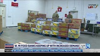 National Guard helps staff Feeding America food bank