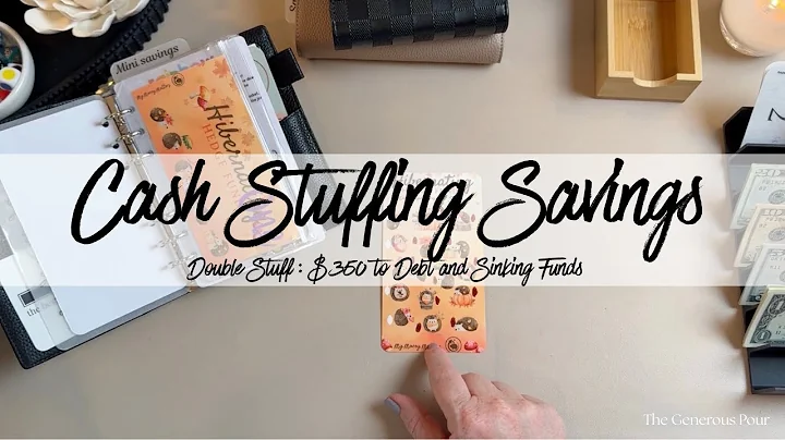 Cash Stuffing $350 | Debt Payoff + Seasonal Savings Challenges | Zero-Based Budget
