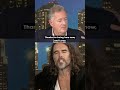 BTS: Russell Brand Prays Before Interview With Piers Morgan