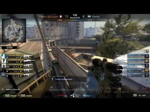 Fnatic olofmeister Overpass boost Vs LDLC full second half with Commentry .