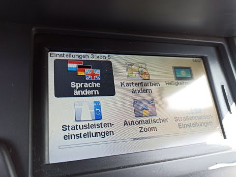 How to change the language on the radio in the menu on the Renault Grand Scenic III