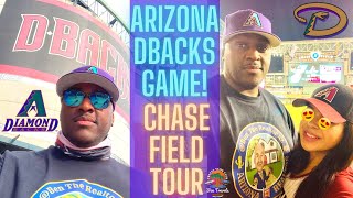 We went to an Arizona Diamondbacks Game at CHASE Field in Phoenix Arizona | DBACKS Game Vlog