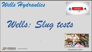 Wells: Slug Tests (1)