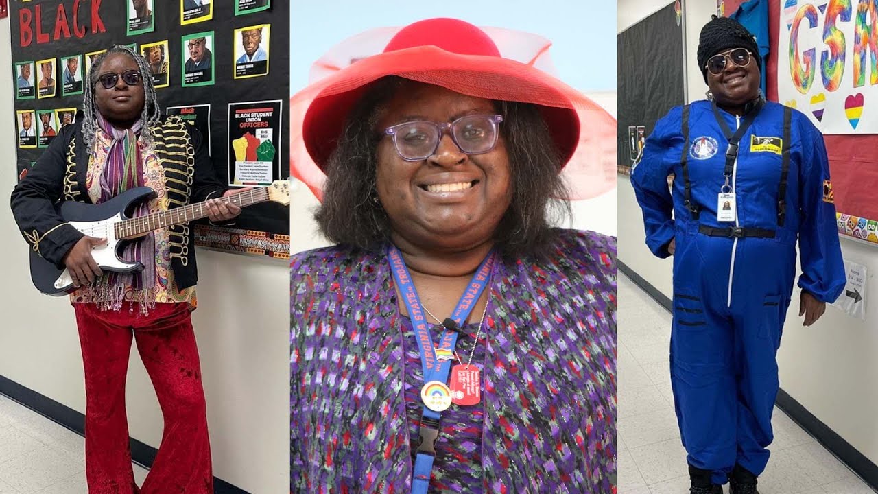 Pa. teacher wears costumes of historical figures every day for Black History Month