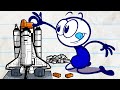 Pencilmate's New SPACE TOY!!  Animated Short Films | Pencilmation