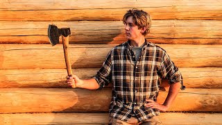 Building an Off Grid LOG CABIN With Hand Tools Only | One Man | Cooking | EP12