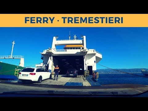 Passage on ferry TREMESTIERI, Messina - Villa San Giovanni (Caronte & Tourist)