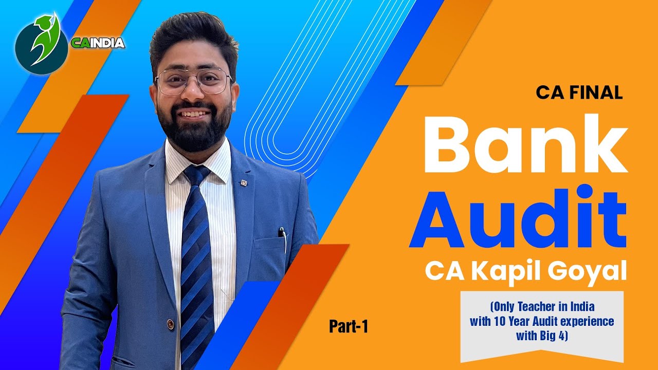 Lec 19 CA Final Bank Audit Revision New Course 100 Coverage with