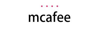 How to pronounce mcafee - Vocab Today