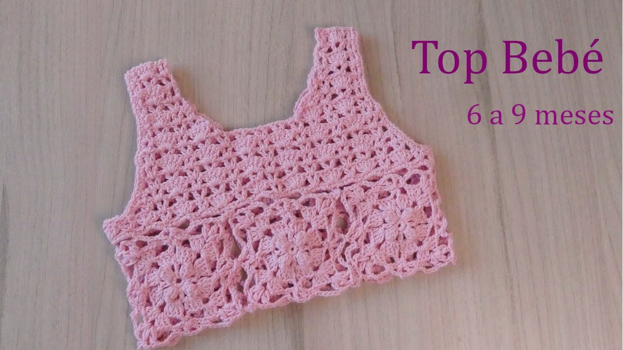 Muy Facil TOP a CROCHET para BEBE