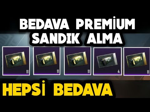 Видео: BEDAVA PREMİUM SANDIK ALMA PUBG MOBİLE / FREE PREMIUM CRATE PUBG MOBİLE