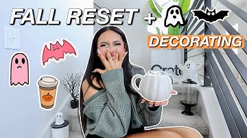 finally.. FALL RESET + DECORATE | honeybobabear