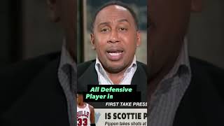 Stephen A Smith on Scottie Pippen "he ain't Jordan" #shorts
