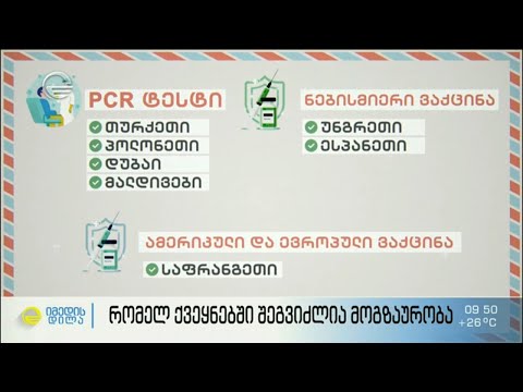 რომელ ქვეყნებში შეგვიძლია მოგზაურობა