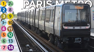 [4K] 🇨🇵 Paris Metro - All The Lines / 🇨🇵 Mètro de Paris - Toutes Les Lignes (2026)