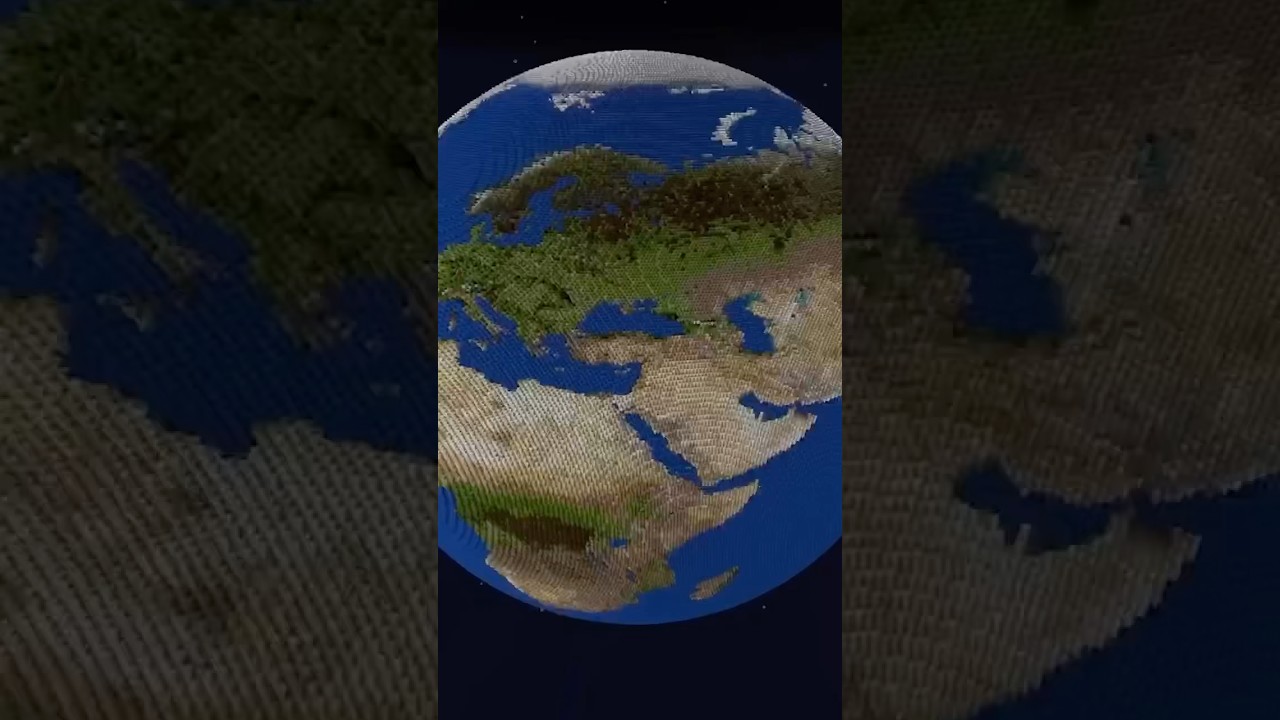 WATCH: Top 5 BIGGEST Minecraft Builds Of All Time!    #minecraft #gaming #shorts